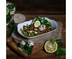 Košota Bulguro kruopų ir lęšių košė su pomidorais