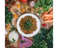Rizotas (risotto) su pomidorais ir špinatais