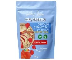 Sorų dribsniai su obuoliais, cinamonu, gvazdikėliais ir kinrožės žiedais