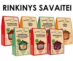 Sriubų rinkinys savaitei