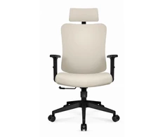 Hells Chair Biuro kėdė su spyruokline sėdyne ir 3D juosmens atrama, audinio apmušalas, smėlio