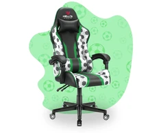 Hells Chair Vaikiška žaidimų kėdė su futbolo kamuoliais, 125–160 cm ūgiui, įvairiaspalvė