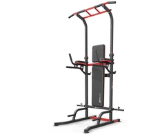 Hop Sport Daugiafunkcė treniruočių stotelė su suoliuku, prisitraukimų skersiniu ir štangos laikikliais, iki 150 kg