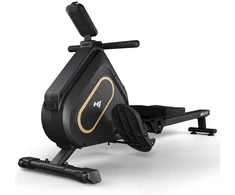 Hop Sport Magnetinis irklavimo treniruoklis su 16 pasipriešinimo lygių ir Bluetooth, iki 120 kg, juodas / auksinis