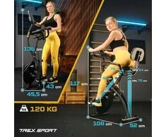 Trex Sport Magnetinis sulankstomas dviratis treniruoklis X-Bike Pyro
