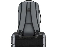 Zagatto Lėktuvo kuprinė 40x25x20 cm su laptopo skyriumi ir 6 kišenėmis, tinkama Ryanair ir Wizz Air, pilka