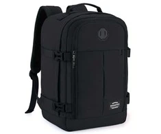 Zagatto Lėktuvo kuprinė 40x30x20 cm, tinka Ryanair ir Wizz Air, juoda