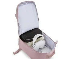 Zagatto Lėktuvo kuprinė 40x30x20 cm, tinka Ryanair ir Wizz Air, rožinė