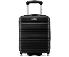 Kelioninis Zagatto Mažas kabininis lagaminas su ratukais 40x30x20 cm, tinkamas Wizz Air rankiniam bagažui, juodas