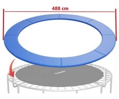 Spyruoklių apsauga batutui 488 cm (atsarginės batuto dalys, 16 pėdų paminkštinimas)