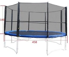Tinklinė apsauga batutui 458 cm (atsarginis 15 pėdų tinklas, batuto dalys)