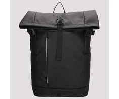 Beagles Originals Neperšlampamas kuprinė Beagles Asaka Rolltop 15,6 colių nešiojamam kompiuteriui, juoda