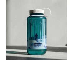 Gertuvė Nalgene vandens butelis 1L Trout w/Landscape Forest