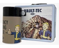Bethesda Fallout Clean Vault-Tec Lunchbox &amp; Flask