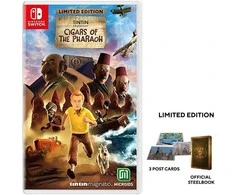 Microids „Tintin Reporter Cigars Of The Faraon“ riboto leidimo „Steelbook“ leidimas – „Nintendo Switch“