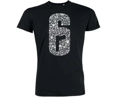 Rainbow Six Siege T-Shirt Juodas S