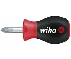 Atsuktuvas Wiha SoftFinish® Phillips, trumpas Stubby ( PH2 x 25 x 6mm)