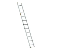 DRABEST PRO aliuminio kopėčios, 11 pakopų, 150 kg