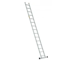 DRABEST PRO aliuminio kopėčios, 15 pakopų, 150 kg (DR-AL-DP-PRO-1X15-2K)
