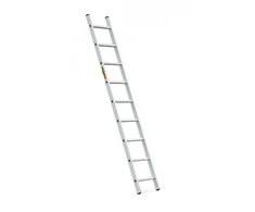 DRABEST PRO aliuminio kopėčios, 9 pakopos, 150 kg
