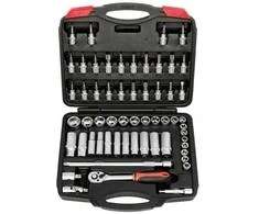 IŠPARDAVIMAS! Raktų/galvučių rinkinys Super Ego 3/8" (58 vnt.)