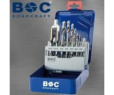 Mašininių sriegiklių rinkinys Bohrcraft M3 - M12,15 vnt.