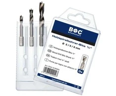 Grąžtas Medžio grąžtų rinkinys ¼" Bit-shank Bohrcraft 5/6/8 mm, 3 vnt
