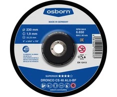 Pjovimo diskas DRONCO CS46ALU T42 (230 x 1,9 x 22,23)