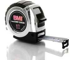 Ruletė BMI twoCOMP Chrom (8 m), SB pakuotė