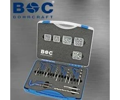 Sriegių taisymo/remonto rinkinys BOHRCRAFT M5 - M12, 130 vnt.