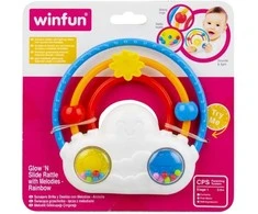 Barškutis winfun - Vaivorykštė su garsais ir šviesomis