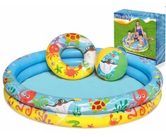 Baseinas Bestway su priedais 122x20 cm