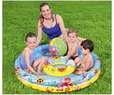 Baseinas Bestway su priedais 122x20 cm