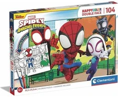 Dėlionė Clementoni Spidey + spalvinimas 104 det. 25727