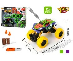 DIY surenkamas automobilis džipas 4x4 (29 dalys)