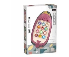Interaktyvus žaislinis spalvingas telefonas (žalias)
