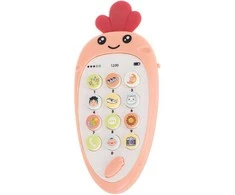Interaktyvus žaislinis telefonas Morka (raudona)