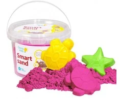 Išmanus kinetinis smėlis 0.5kg (rožinis)