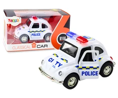 Lean Toys Klasikinis 1:38 Mastelio Policijos Automobilis su Šviesomis ir Garsu