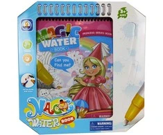 Magiška knygutė piešimas vandeniu Princesė