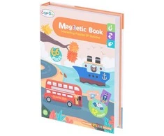 Ikonka Magnetinė transporto priemonių dėlionė