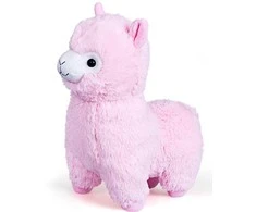 Minkštas pliušinis žaislas - Alpaka 23 cm (rožinė)