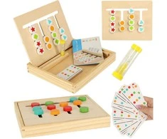 Montessori medinis loginis žaidimas spalvos