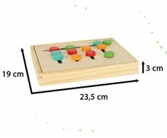Montessori medinis loginis žaidimas spalvos
