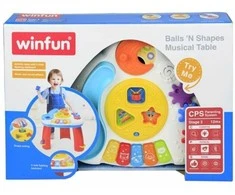 Muzikinis veiklos stalas su kamuoliukais Winfun