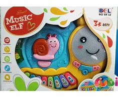 Muzikinis žaislas pianinas sraigė