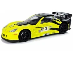 Nuotoliniu būdu valdomas sportinis automobilis Corvette C6.R (geltonas)