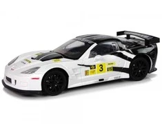 Nuotoliniu būdu valdomas sportinis automobilis Corvette C6.R (baltas)