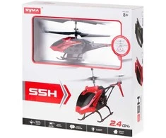 SYMA S5H 2.4GHz RTF RC sraigtasparnis raudonos spalvos