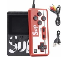 Žaidimų konsolė Sup Game Box konsolė su 400 žaidimų, raudona/juoda su pulteliu